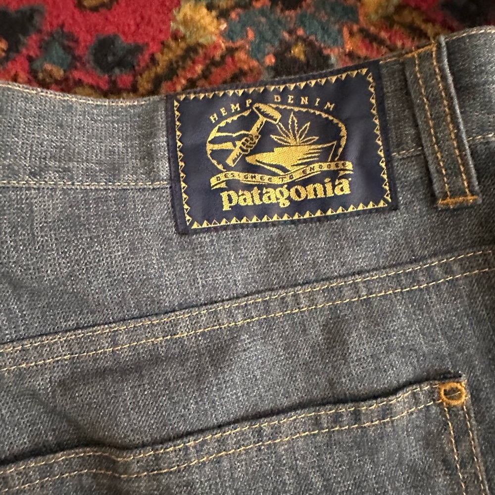 Patagonia Hemp Denim Men's Blue Jeans 38
